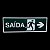 Placa de Sinalização SAIDA SETA PARA DIREITA 15x30 cm - Imagem 2