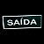 Placa de Sinalização SAIDA 15x30 cm VERDE letra BRANCA - Imagem 2