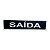 Placa de Sinalização saida 10x30 cm FUNDO PRETO LETRA BRANCA - Imagem 1