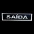 Placa de Sinalização saida 10x30 cm FUNDO PRETO LETRA BRANCA - Imagem 2