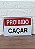KIT COMBO 10 Placa DE Sinalização proibido caçar 20 X 30 CM - Imagem 4