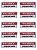 KIT COMBO 10 Placa DE Sinalização PROIBIDO PESCAR 20 X 30 CM - Imagem 1