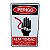 KIT COMBO 10 Placa DE Sinalização PERIGO ALTA TENSÃO 20 X 30 - Imagem 2