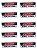 KIT COMBO 10 Placa DE Sinalização PERIGO NÃO FUME 20 X 30 CM - Imagem 1