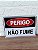 KIT COMBO 10 Placa DE Sinalização PERIGO NÃO FUME 20 X 30 CM - Imagem 5