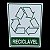 KIT 10 Placa adesiva Sinalização lixo reciclavel adesivo - Imagem 3