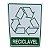 KIT 10 Placa adesiva Sinalização lixo reciclavel adesivo - Imagem 2