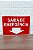 KIT COMBO 10 Placa Sinalização SAIDA DE EMERGENCIA 20X30 CM - Imagem 4