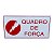 KIT COMBO 10 Placa de Sinalização quadro de força 10x20 cm - Imagem 2