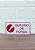 KIT COMBO 10 Placa de Sinalização quadro de força 10x20 cm - Imagem 4