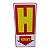 kit combo 10 Placa de Sinalização H hidrante 15x30 atacado - Imagem 2