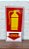 KIT COMBO 10 Placa de Sinalização extintor 15x30 seta baixo - Imagem 4