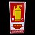 KIT COMBO 10 Placa de extintor pó BC 15x30 bc eletronico - Imagem 3
