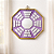 Quadro Feng Shui Baguá Espelhado TALISMÃ roxo 14 CM - Imagem 1