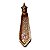 Incensário resina Canaleta 22CM Ganesha DOURADO com Strass - Imagem 2