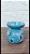 Difusor AROMATIZADOR RECHO CERAMICA azul AROMATERAPIA 8 cm - Imagem 2