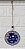 Mandala Porcelana Olho Grego proteção enfeite amuleto 25 CM - Imagem 2