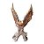 Águia Asas Abertas Estatua Decoração Resina Escultura 18 cm - Imagem 1