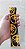 INCENSÁRIO DE VIDRO CANALETA Shiva 23 x 5 CM preto e amarelo - Imagem 2
