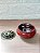 INCENSARIO TURÍBULO METAL Porcelana 10 CM DEFUMADOR VERMELHO - Imagem 5