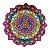 Quadro MANDALA Enfeite Parede Porcelana COLORIDA SORTE - Imagem 1