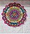 Quadro MANDALA Enfeite Parede Porcelana COLORIDA SORTE - Imagem 2