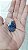 Chaveiro Pedra sodalita Bruta azul equilibrio proteção - Imagem 3