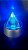 Pirâmide Pedra Cristal VIDRO Luz Led Multicolorido Enfeite - Imagem 2