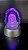 Enfeite Cristal Luz Led colorido Lasca Face Jesus Cristo - Imagem 2
