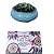 INCENSARIO TURÍBULO Porcelana AZUL + DEFUMADOR salvia branca - Imagem 1