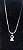 COLAR AÇO INOX Snake 45cm pingente nossa senhora aparecida - Imagem 3