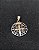 Pingente Aço Inox MEDALHA SÃO BENTO VAZADO 2,5 CM C/ PRATA - Imagem 5