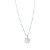 COLAR TRANÇADO BAIANO 60 CM AÇO INOX PINGENTE Yin Yang 2 CM - Imagem 3