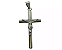 Pingente Aço Inox cirurgico crucifixo Cruz jesus prata 5 cm - Imagem 9