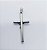 Pingente Aço Inox cirurgico crucifixo Cruz jesus prata 5 cm - Imagem 7