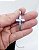 Pingente Aço Inox argola Cruz Oração Pai Nosso crucifixo - Imagem 6
