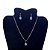 CONJUNTO Colar Brinco Feminino CHOKER Aço Inox Pérola ESPIRA - Imagem 6
