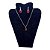 Conjunto CHOKER Colar Brinco zircônia GOTA VERMELHO AÇO INOX - Imagem 4