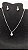 Conjunto FEMININO Ponto Luz zircônia AÇO INOX Colar Brinco - Imagem 4