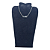 Colar CHOKER FEMININO AÇO INOX PINGENTE FAMILIA PRATA - Imagem 1