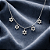 Colar choker Aço Inox 5 Estrela de Davi Delicado Pingentes - Imagem 1