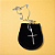 Corrente TIJOLINHO CRUCIFIXO CRUZ Aço Inox pingente prata - Imagem 5
