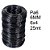 Tubo de Nylon PRETO PA6 6mm 6x4 19BAR - Imagem 2