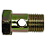 Parafuso oco 14mm M14x1,5mm 2 Furos Simples - Imagem 1