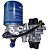 Conjunto Válvula Secador de Ar APU e 6 Vias Iveco Stralis - Imagem 1