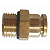 Conexão Latão Macho Engate Rápido Tubo 12mm X Rosca M22x1,5 - Imagem 1