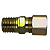 Conector Macho Rosca 1/4 Npt x Tubo 3/8 - Imagem 1