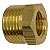 Conexão Redutora Macho 1/2 X M14 Fêmea Latão - Imagem 1