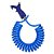 Kit Bico de Limpeza Botão/Espiral PU 3,5mt - Azul/Azul - Imagem 1