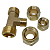 Tee União Porca Anilha Redução Tubos 12mm X 8mm X 12mm - Imagem 3